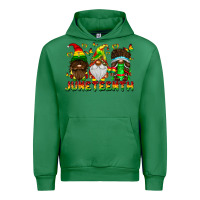 Emerald June Teenth Gnomes Urban Hoodie - CowhideDigitalArt