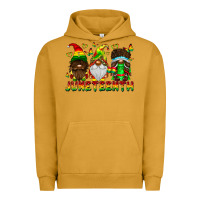 Pigment Peanut Butter June Teenth Gnomes Urban Hoodie - CowhideDigitalArt