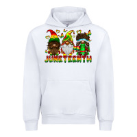 White June Teenth Gnomes Urban Hoodie - CowhideDigitalArt
