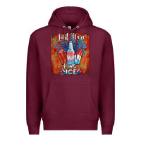 Burgundy just here for the ice Premium Hoodie - JahusDesignShop