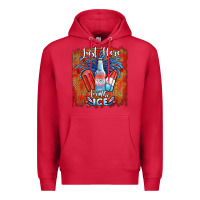 Cardinal just here for the ice Premium Hoodie - JahusDesignShop