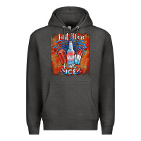 Charcoal Heather just here for the ice Premium Hoodie - JahusDesignShop