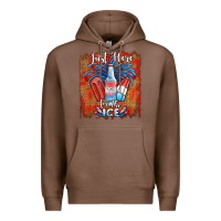 Chestnut just here for the ice Premium Hoodie - JahusDesignShop