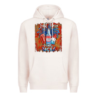 Pale Pink just here for the ice Premium Hoodie - JahusDesignShop