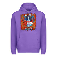 Purple just here for the ice Premium Hoodie - JahusDesignShop