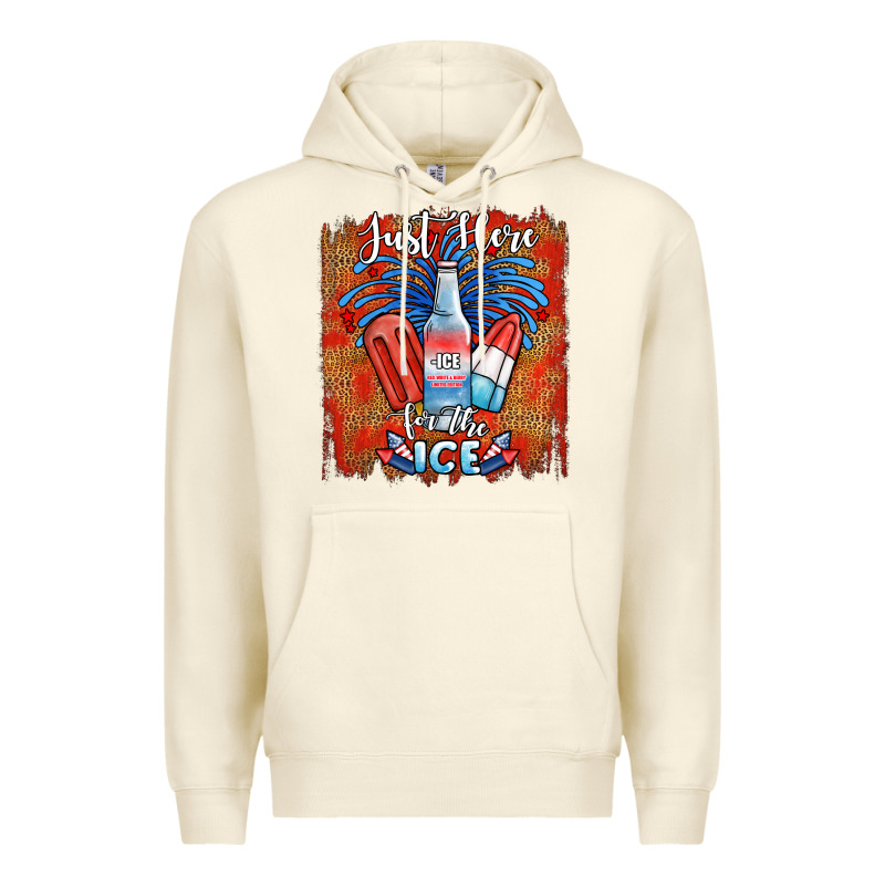 Just Here For The Ice Premium Hoodie by JahusDesignShop | Teevron