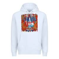 White just here for the ice Premium Hoodie - JahusDesignShop