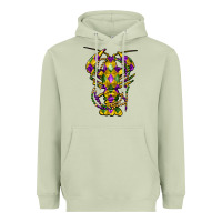 Matcha mardi gras crawfish Heavyweight Hoodie - FaDigitalArtStudio