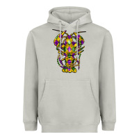 Moon Dust mardi gras crawfish Heavyweight Hoodie - FaDigitalArtStudio