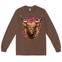 Chestnut Highland cow Long Sleeve Tee - Bettercallsaul