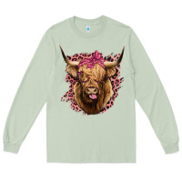 Matcha Highland cow Long Sleeve Tee - Bettercallsaul