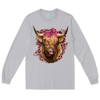 Moon Dust Highland cow Long Sleeve Tee - Bettercallsaul