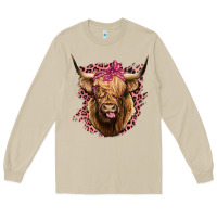 Mushroom Highland cow Long Sleeve Tee - Bettercallsaul