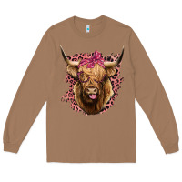 Toasted Coconut Highland cow Long Sleeve Tee - Bettercallsaul