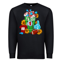 Black Football Frappe Premium Sweatshirt - FaDigitalArtStudio
