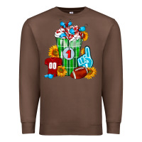 Chestnut Football Frappe Premium Sweatshirt - FaDigitalArtStudio