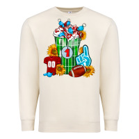 Sandshell Football Frappe Premium Sweatshirt - FaDigitalArtStudio