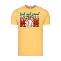 Vintage Mustard Loud And Proud Baseball Mom Vintage Tee - BundleAndBundleShop