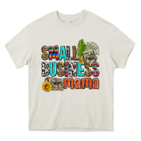 Cream small business mama Heavy Core Tee - AdoDesignShop