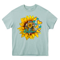 Arona western sunflower  cross believe Heavy Core Tee - BarkalooDesign