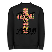 Black Trust In The Lord Heavyweight Sweatshirt - Bettercallsaul