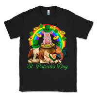 Black St. Patrick's Day Farm Animal Png Classic Tee - BundleAndBundleShop