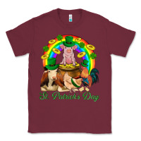 Burgundy St. Patrick's Day Farm Animal Png Classic Tee - BundleAndBundleShop