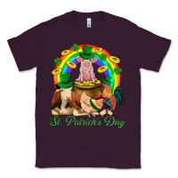 Plum St. Patrick's Day Farm Animal Png Classic Tee - BundleAndBundleShop