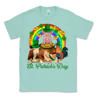 Seafoam St. Patrick's Day Farm Animal Png Classic Tee - BundleAndBundleShop