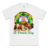 White St. Patrick's Day Farm Animal Png Classic Tee - BundleAndBundleShop