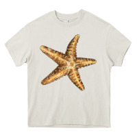 Cream Starfish Heavy Core Tee - LillyAllenDesigns