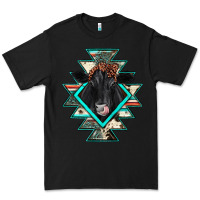 Black black angus cowhide aztec Premium Tee - JahusDesignShop