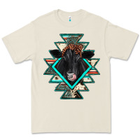 Bone black angus cowhide aztec Premium Tee - JahusDesignShop