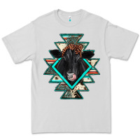 Dove Grey black angus cowhide aztec Premium Tee - JahusDesignShop