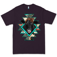 Plum black angus cowhide aztec Premium Tee - JahusDesignShop