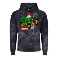 Cloud Black farm tractor christmas Vintage Hoodie - MaliasSmallBusiness