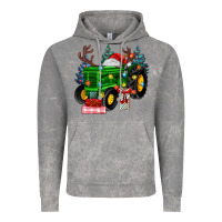 Cloud Rock farm tractor christmas Vintage Hoodie - MaliasSmallBusiness