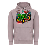 Farm Tractor Christmas Vintage Hoodie | Teevron