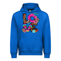 Cobalt Love Summer Urban Hoodie - CowhideDigitalArt