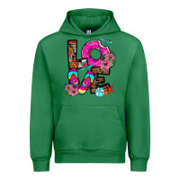 Emerald Love Summer Urban Hoodie - CowhideDigitalArt