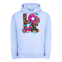 Pigment Grape Ice Love Summer Urban Hoodie - CowhideDigitalArt