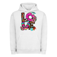 Pigment Lunar Rock Love Summer Urban Hoodie - CowhideDigitalArt