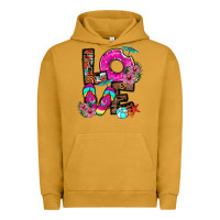 Pigment Peanut Butter Love Summer Urban Hoodie - CowhideDigitalArt