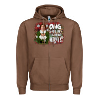 Chestnut the elf omg santa Zipper Hoodie - CowGirlArtShop