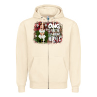 Sandshell the elf omg santa Zipper Hoodie - CowGirlArtShop