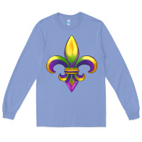 Colony Blue mardi gras Long Sleeve Tee - RanaPortraitStore