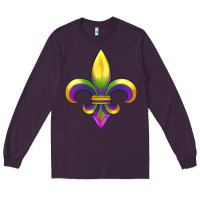 Plum mardi gras Long Sleeve Tee - RanaPortraitStore