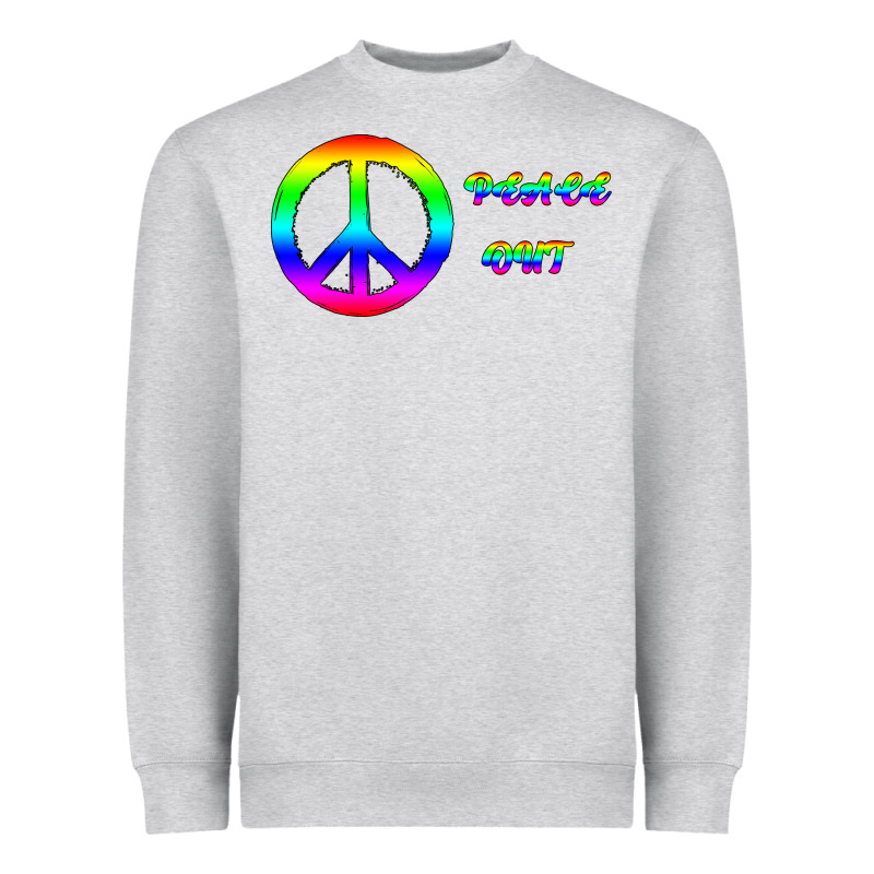 Peace Out Heavyweight Sweatshirt by Bettercallsaul | Teevron