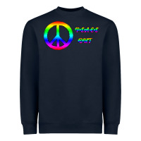 Navy Peace Out Heavyweight Sweatshirt - Bettercallsaul
