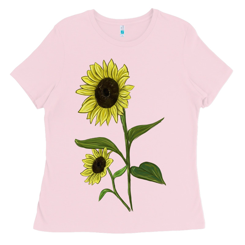 Buttercream Sunflower Ladies Tee by LillyAllenDesigns | Teevron